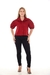 Cropped Feminino Camisa Social Botões Manga Curta Princesa