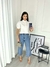 Cropped Feminino Camisa Social Botões Manga Curta Princesa - comprar online