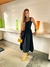 Vestido Midi Jô Modas Feminino Decote V Elegante - loja online
