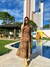 Vestido Feminino Rodado Midi Em Viscose Um Ombro Só Verão