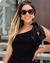 Vestido Feminino Rodado Midi Em Viscose Um Ombro Só Verão - JÔ MODAS OFICIAL