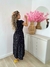 Vestido Midi Transpasado Amarração Envelope Elegante na internet