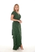 Vestido Midi Transpasado Amarração Envelope Elegante