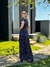 Vestido Midi Transpasado Amarração Envelope Elegante na internet