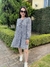 Vestido Soltinho Manga Longa Babados Acinturado Chic - comprar online