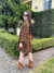 Vestido Soltinho Manga Longa Babados Acinturado Chic na internet