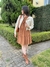 Vestido Soltinho Manga Longa Babados Acinturado Chic - comprar online