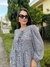 Imagem do Vestido Soltinho Manga Longa Babados Acinturado Chic
