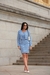 Conjunto Feminino Elegante em Tweed — Blazer e Saia Vestido