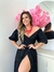 Vestido Midi Jô V Decote V Verde 3/4 Feminino na internet