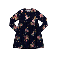 Vestido Flores em Meia Malha Alakazoo 61627