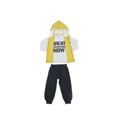 Conjunto com Colete, Capuz e Calça Bicho Bagunça 2132 - comprar online