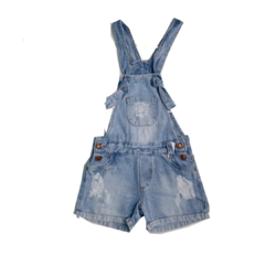 Jardineira Jeans Claro Império