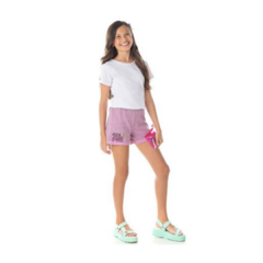 Shorts de Moletinho Flamê Bicho Bagunça 5096