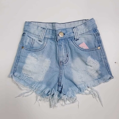 Short Jeans Claro Destroyd Império