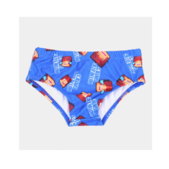 Sunga Infantil Kamylus Proteção UV 50+ Authentic Games - Azul 83111