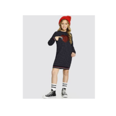 Vestido Manga Longa Alakazoo 61624 - comprar online