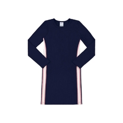Vestido Malha Canelado Alakazoo 61632 - comprar online