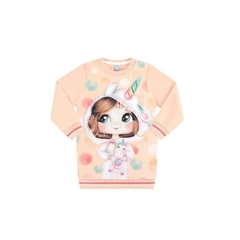 Vestido Unicórnio Em Malha Soft Alakazoo 62630 na internet