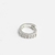 ARA13 Argola Articulada Pedra Zirconia Externa Helix (P) Rodio