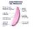 Succionador de Clítoris con App Satisfyer Curvy 3 + Pink en internet