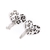 107Set BDSM Animal Print Plateado - A PLENO
