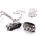 107Set BDSM Animal Print Plateado en internet