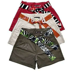 Imagem do Shorts Meia Coxa Plus Size + Brinde Cintinho Colorido