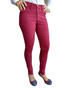 Calça feminina com elastano cintura alta super confortável veste super bem - Regra Sete Modas