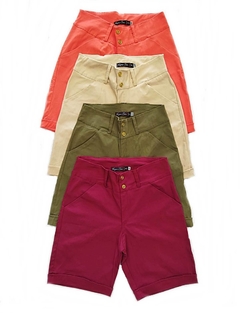 Kit 3 peças Bermuda feminina com elastano temos ate plus size - comprar online