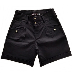 Kit 4 Bermudas Feminina Com Elastano Cintura Alta - Regra Sete Modas