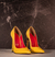 Stiletto amarillo charol alto 12 cm lo - comprar en línea