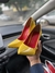 Stiletto amarillo charol alto 12 cm lo - tienda en línea