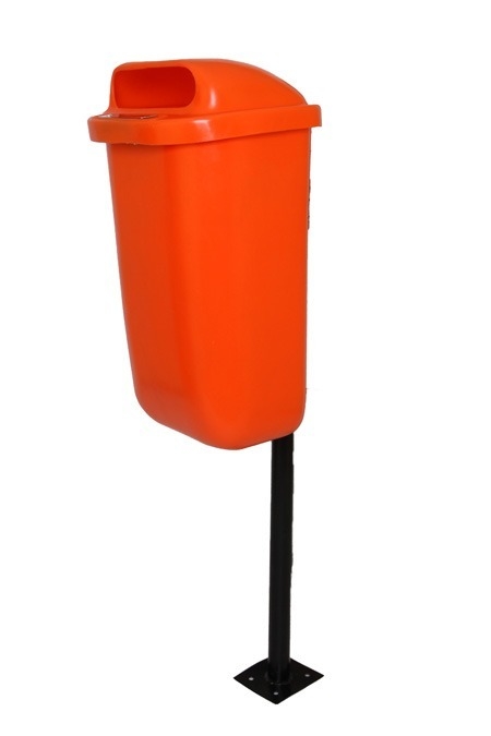 LIXEIRA PAPELEIRA 50 LITROS C/ POSTE