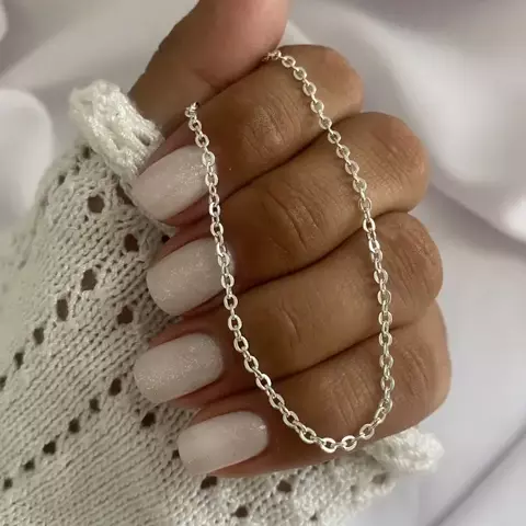 Combo x5 cadenas acero blanco 45cm (cod 4322) - comprar online