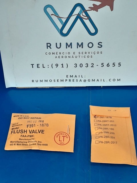 Dreno de Combustivel Piper - PN/ F391-187B (Und)