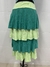 Saia Midi Tricot camadas bicolor Tendência - comprar online
