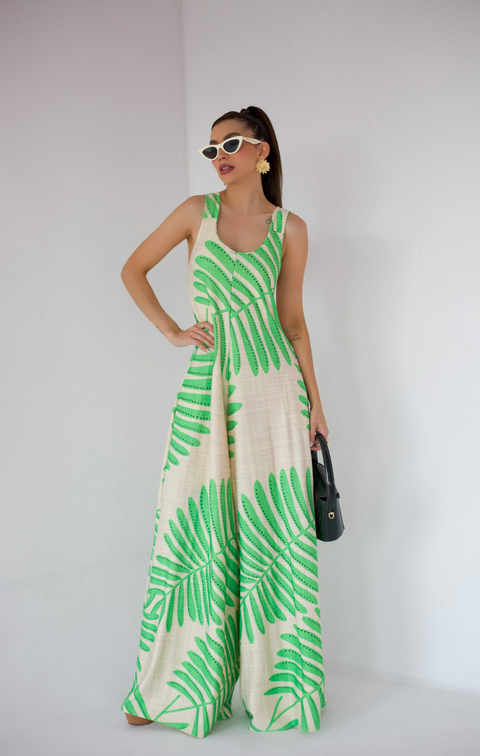 Macacão Pantalona Candy Oversized