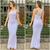 Vestido Longo Tricot Detalhe costas Carolaine Noiva