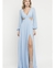 Vestido Longo Manga Longa e Fenda Noiva Branco, Marsala e Rosa - Moda Japa Store