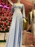 Vestido Longo Manga Longa e Fenda Noiva Branco, Marsala e Rosa - comprar online