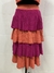 Saia Midi Tricot camadas bicolor Tendência - Moda Japa Store