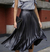 Saia Plissada Midi Cirrê - Moda Japa Store