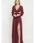 Vestido Longo Manga Longa e Fenda Noiva Branco, Marsala e Rosa - loja online