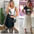 Saia Midi Plissada em Crepe