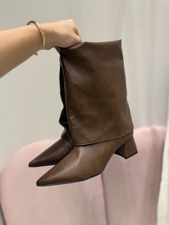 Bota Slouch Marrom - comprar online