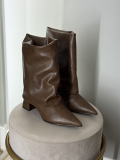 Bota Slouch Marrom - loja online
