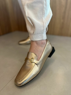 Mocassim Dourado - comprar online