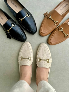 Mocassim Couro Camel - loja online