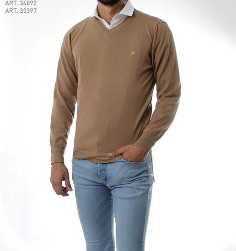 Sweater escote en V 34892